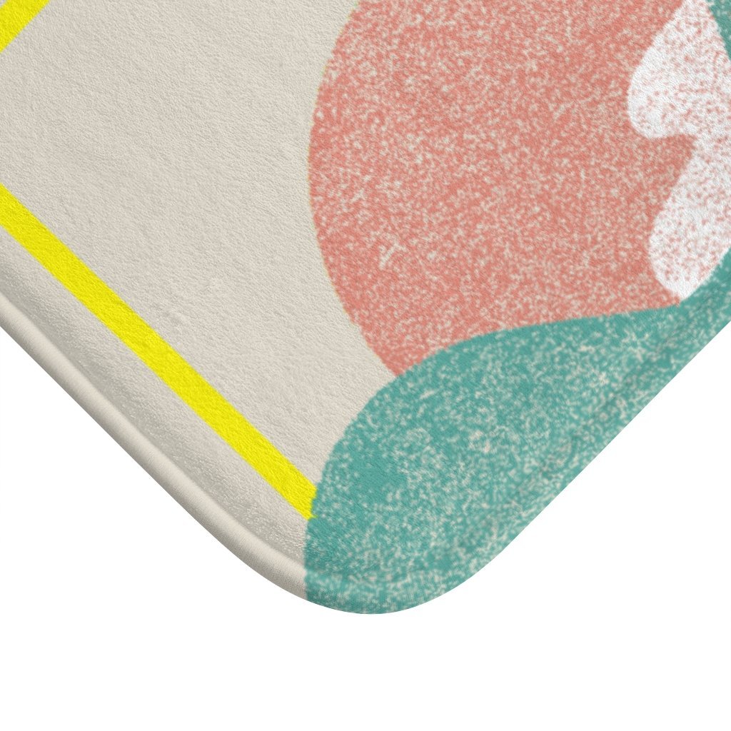 Landscape with Yellow Stripes Bath Mat Home Accents - Image 4