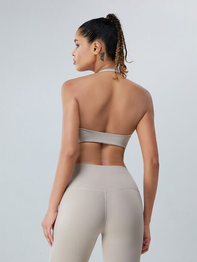 Twisted Halter Neck Active Bra - Image 8