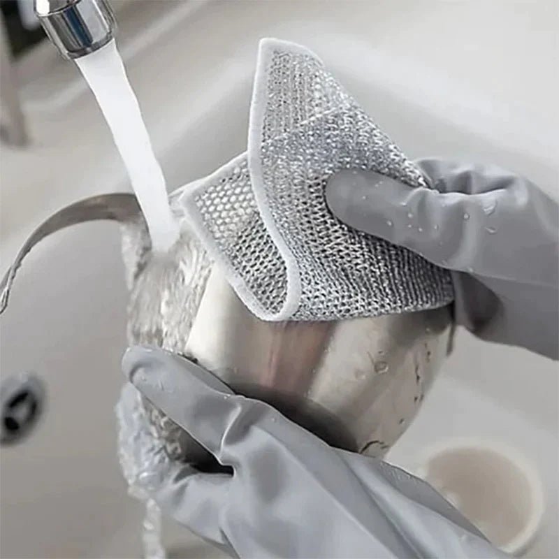 Non-scratch Wire Dishwashing Rags (Set of 10) - Image 6