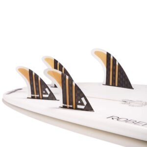 DORSAL Surfboard Fins Carbon Bamboo Quad Set (4) Honeycomb FUT