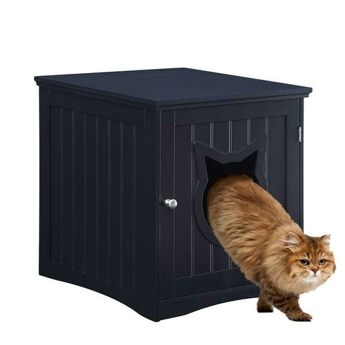 Cat House Side Table, Nightstand Pet House, Litter Box Enclosure - Image 13