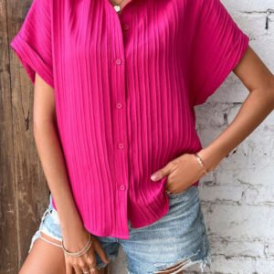 Button Up Short Sleeve Shirt