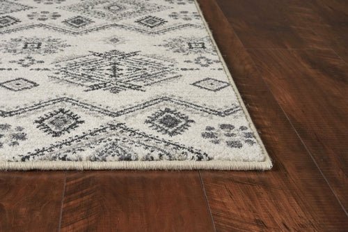 7' x 11' Polypropylene Ivory or Grey Area Rug - Image 4