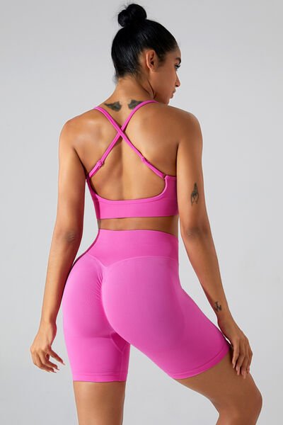 Crisscross Spaghetti Strap Active Cami - Image 6