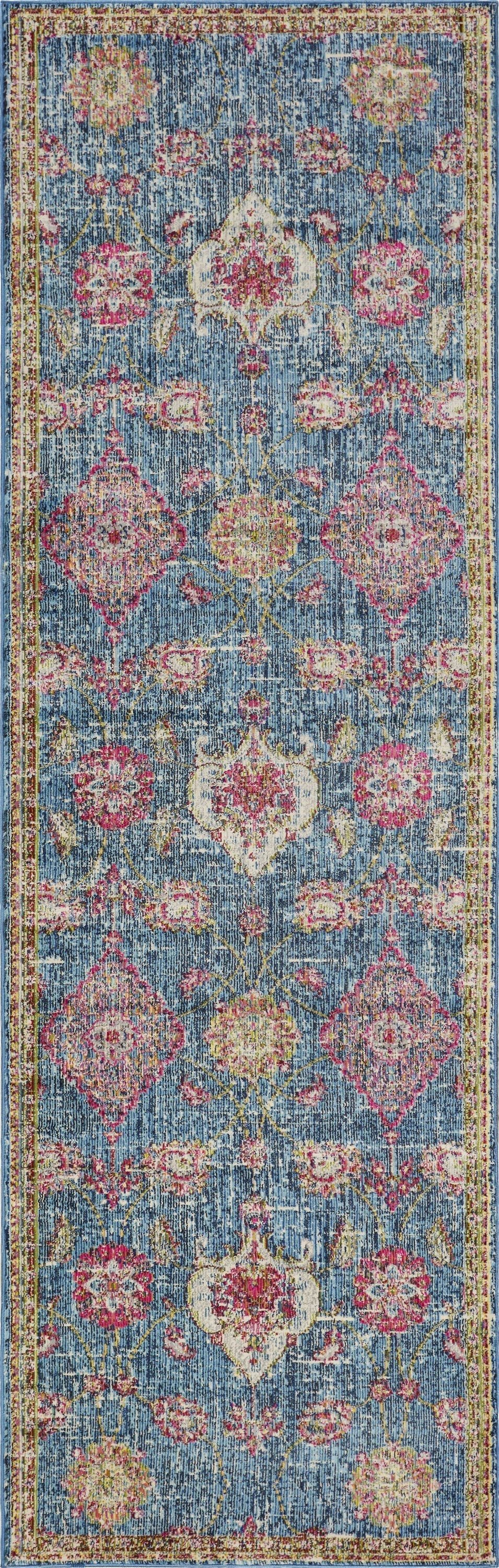 118" X 158" Blue Polypropylene Rug - Image 4