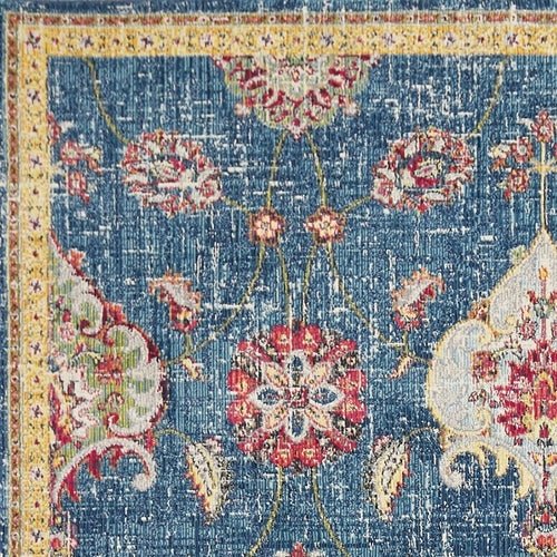 118" X 158" Blue Polypropylene Rug - Image 5