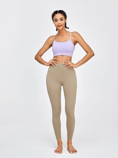 Crisscross Spaghetti Strap Active Bra - Image 19