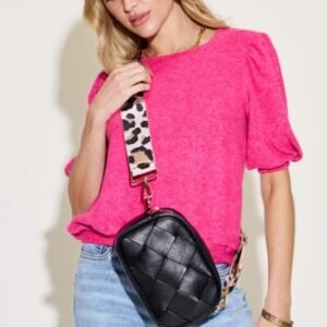 Zenana Cassette Woven Crossbody Bag