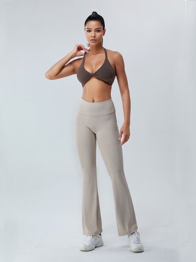 Twisted Halter Neck Active Bra - Image 17
