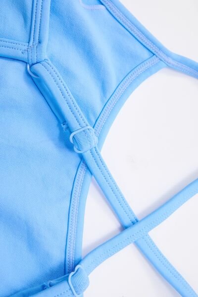 Crisscross Spaghetti Strap Active Cami - Image 31