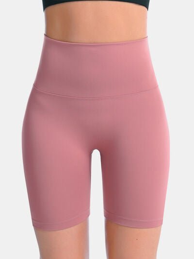 Pocketed High Waist Active Shorts - Image 8