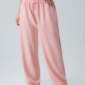 Drawstring Pocketed Active Pants