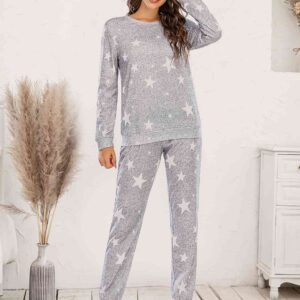 Star Top and Pants Lounge Set