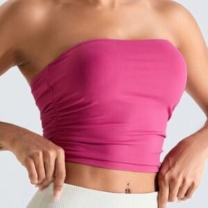 Ribbed Active Bandeau Top