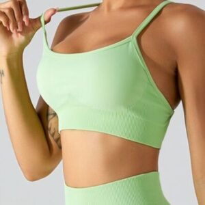 Crisscross Spaghetti Strap Active Cami