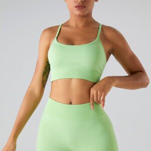 Crisscross Spaghetti Strap Active Cami