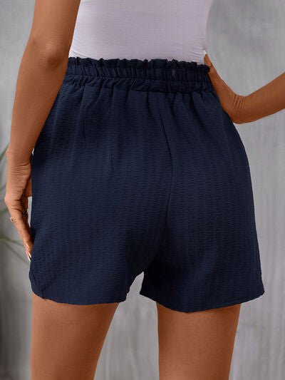 Drawstring High Waist Shorts - Image 2