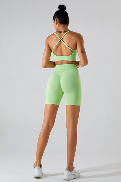 Crisscross Spaghetti Strap Active Cami - Image 4