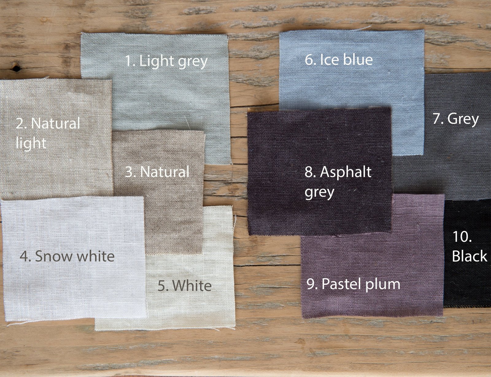 Linen Bedding Set with Ties in Pale Pink - Image 8