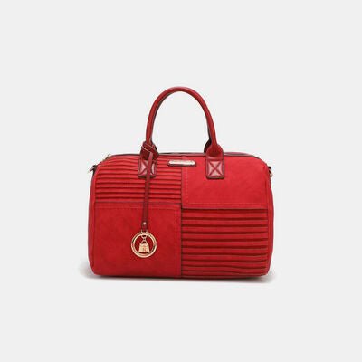 Nicole Lee USA Scallop Stitched Boston Bag - Image 3