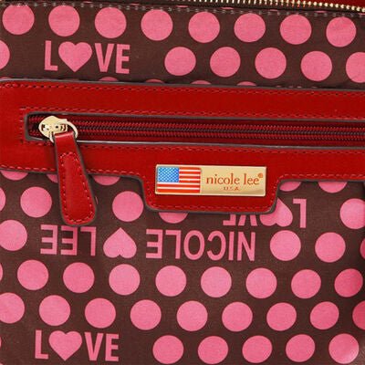 Nicole Lee USA Scallop Stitched Boston Bag - Image 11