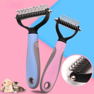 Pet Dog Cat Hair Removal Comb Brush Grooming Tool