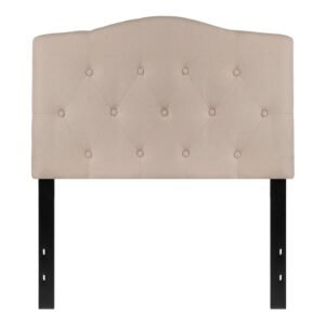 Cambridge Tufted Upholstered Twin Size Headboard in Fabric