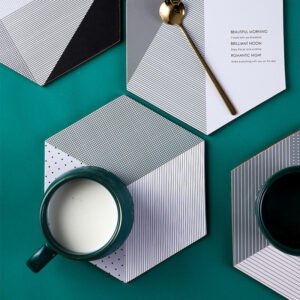 Geometric Cork Place Mats