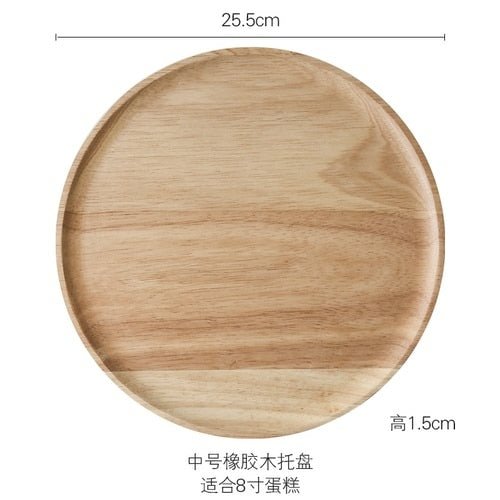 Rustic Wooden Cake Dish - Image 8