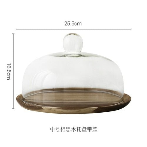 Rustic Wooden Cake Dish - Image 15