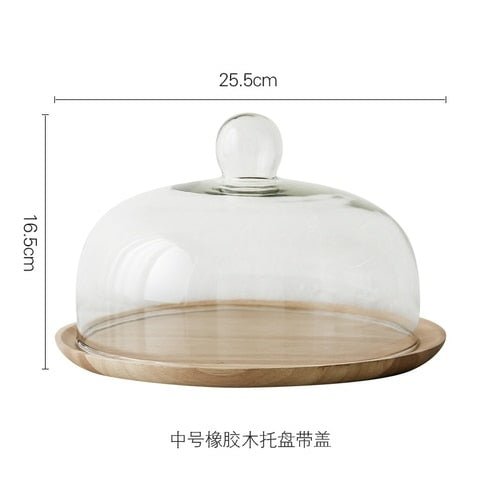 Rustic Wooden Cake Dish - Image 10