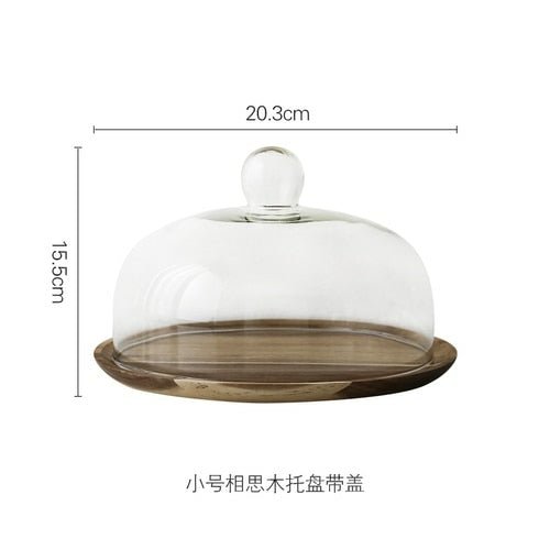 Rustic Wooden Cake Dish - Image 7