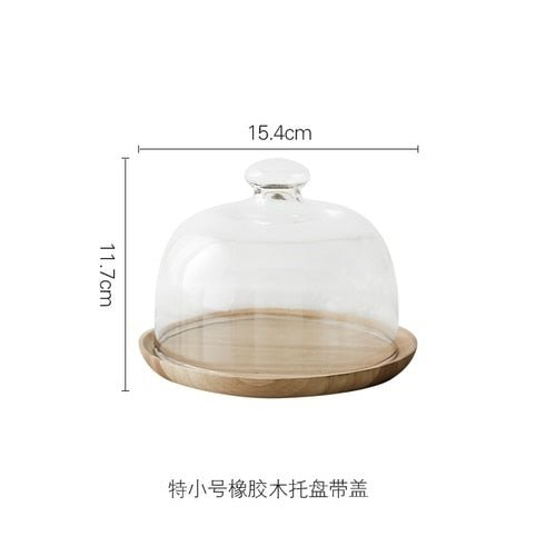 Rustic Wooden Cake Dish - Image 14