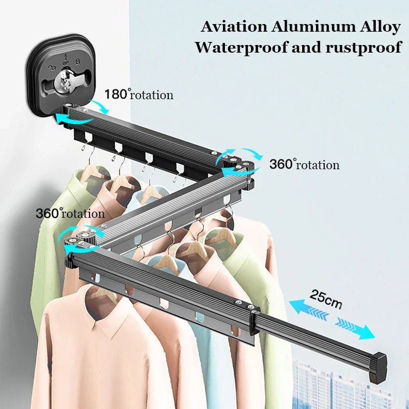 Retractable Clothes Drying Rack - Image 2