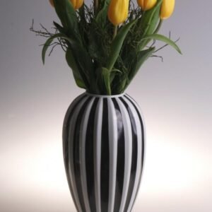 Retro Style Porcelain Flower Vase l 12” height