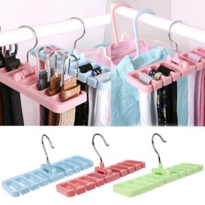Storage Rack Tie Belt Organizer Space Hook