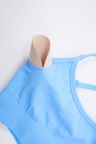 Crisscross Spaghetti Strap Active Cami - Image 32
