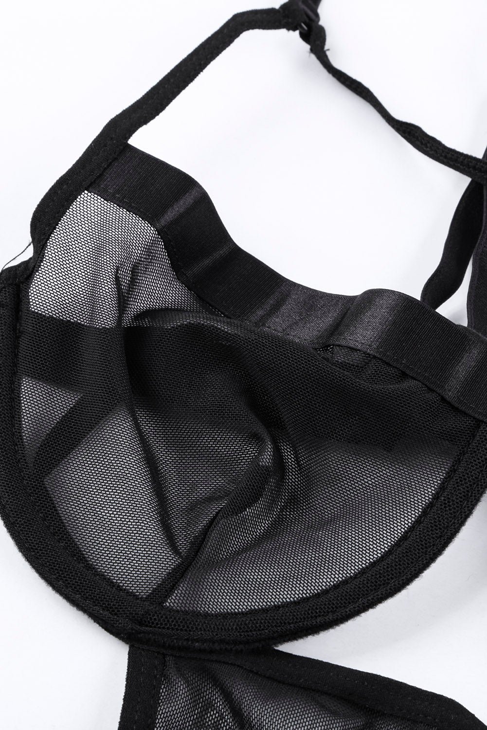 Strappy Mesh Teddy - Image 6