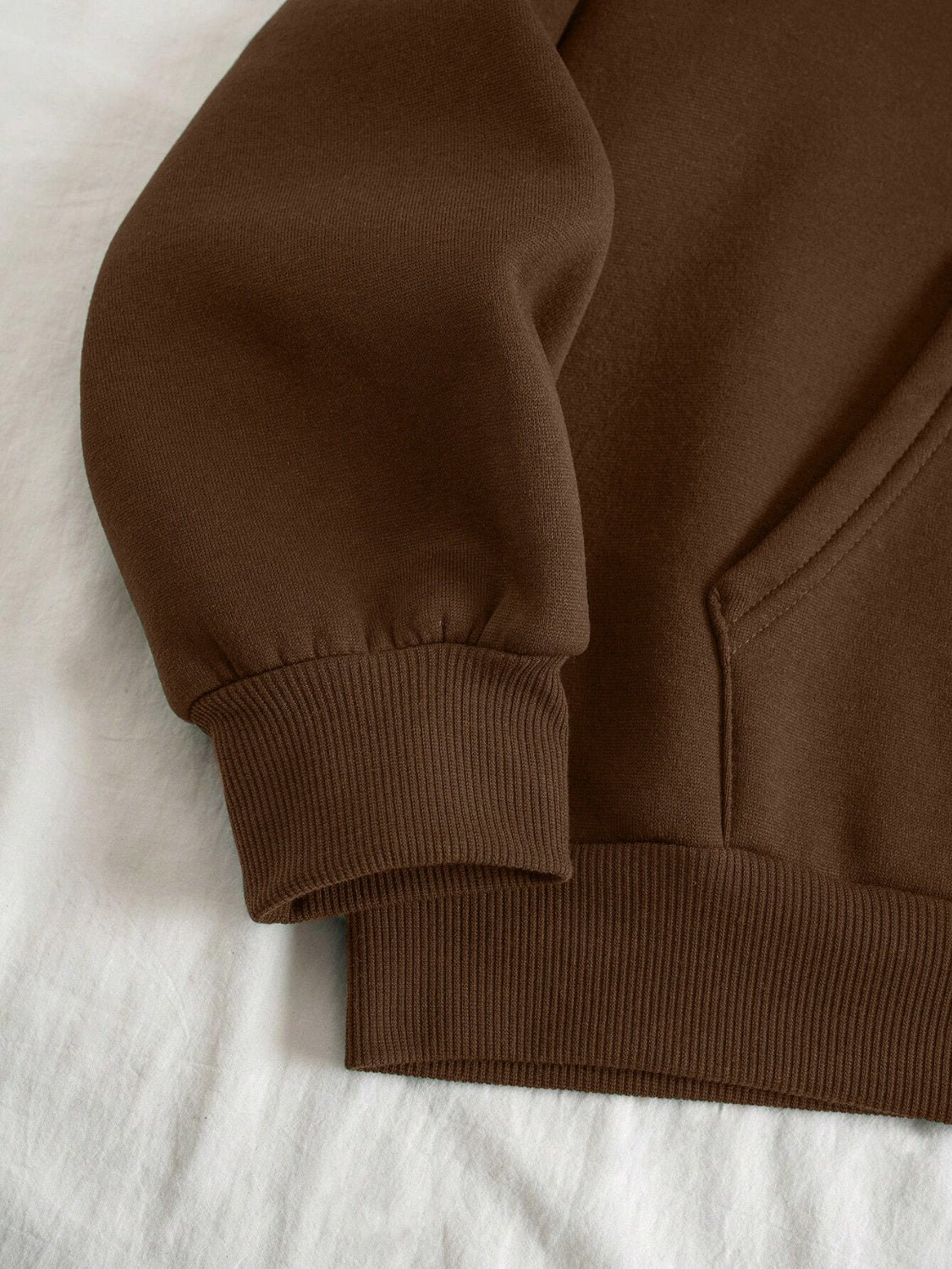 Drawstring Dropped Shoulder Hoodie - Image 20