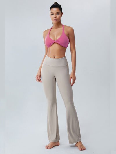 Twisted Halter Neck Active Bra - Image 21