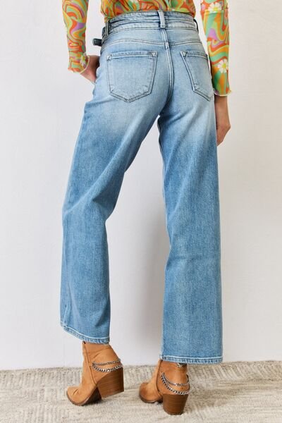 Kancan High Waist Wide Leg Jeans - Image 2