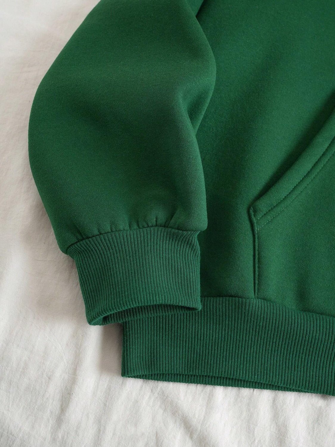Drawstring Dropped Shoulder Hoodie - Image 26