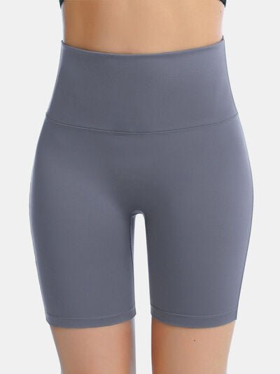 Pocketed High Waist Active Shorts - Image 12