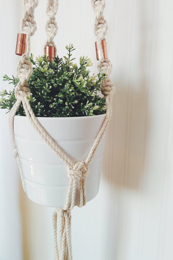 Macrame Plant Hanger, Hanging Planter - Image 2