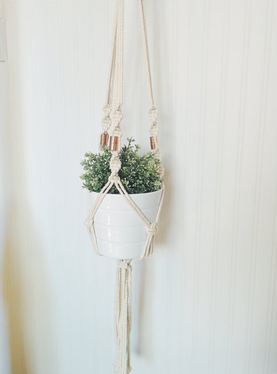 Macrame Plant Hanger, Hanging Planter - Image 4