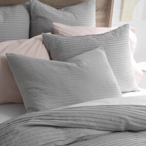 100% Organic Cotton Woven Pleated Sham