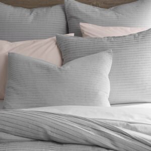 100% Organic Cotton Woven Pleated Euro Sham