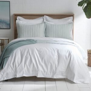 100% Supima Cotton, 500 Thread Count Sateen Solid Euro Sham