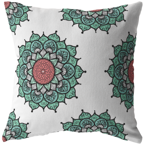 Moroccan Style Mandala Pillow - Image 6