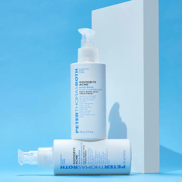 Peter Thomas Roth Goodbye Acne™ AHA/BHA Acne Clearing Gel Face Body Spot Treatment - Image 5